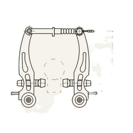 Aluminum Alloy V Brake Caliper for Mountain and Road Bikes