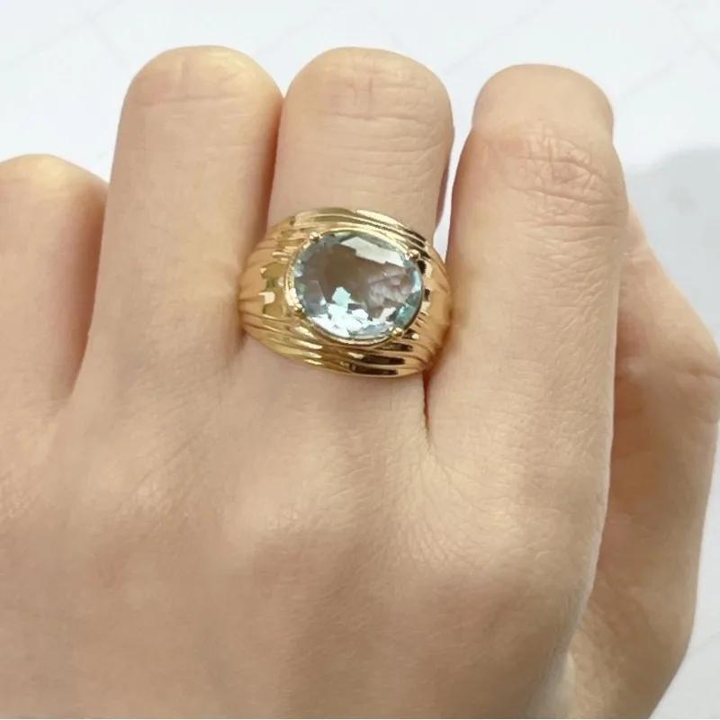 The New Lady Ring Has Unique Personality Simple Copper Material Niche Design Temperament Fashion Trend Light Luxury Party