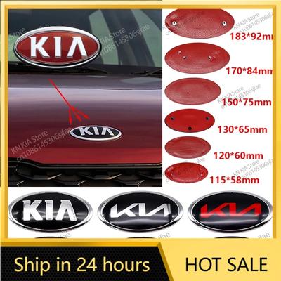 2026 Hot Car Sticker 1pc KIA 15cm 13cm 12cm 11.5cm 17cm 18.3cm For Car Front Head Hood Bonnet Emblem Rear Tail Bumper Trunk Stic
