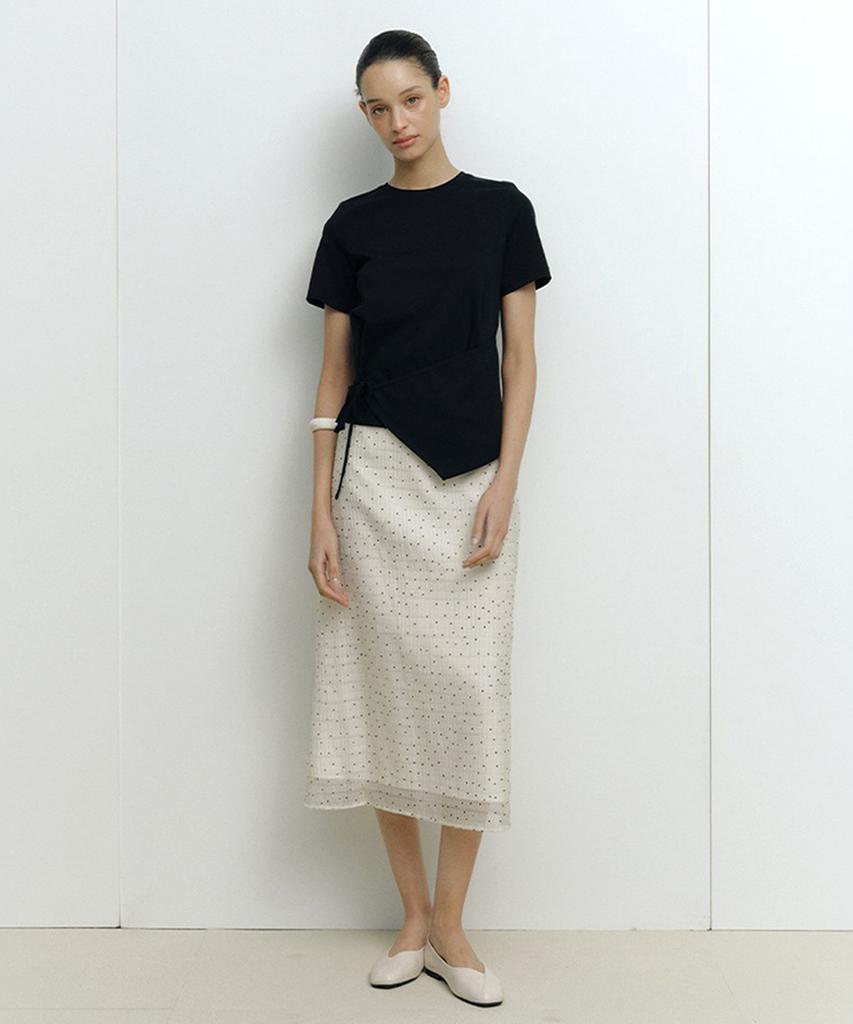 Sellebsyabedisyeon 26Ss Dot Layered Skirt