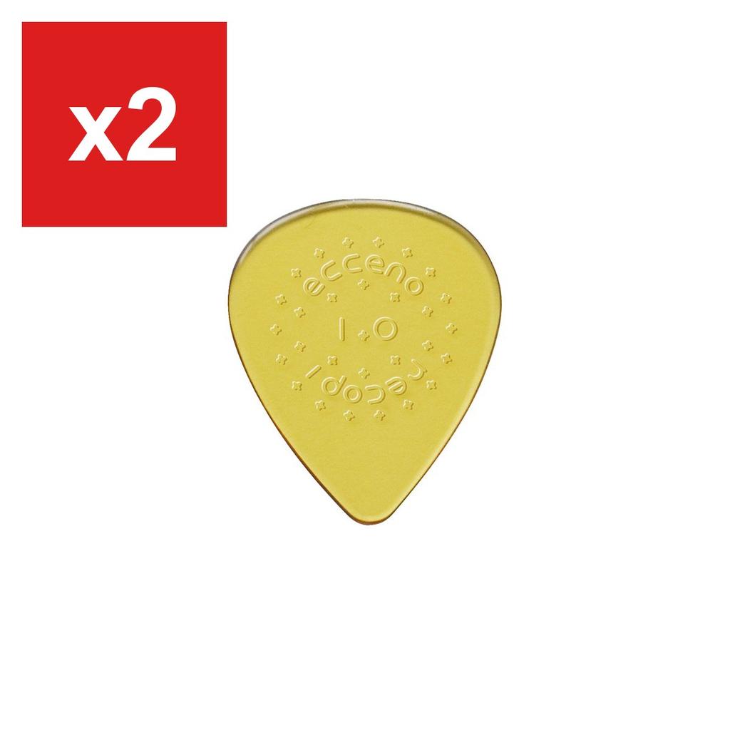 ecceno recopi Ultem Guitar Pick, Teardrop, 1.0mm