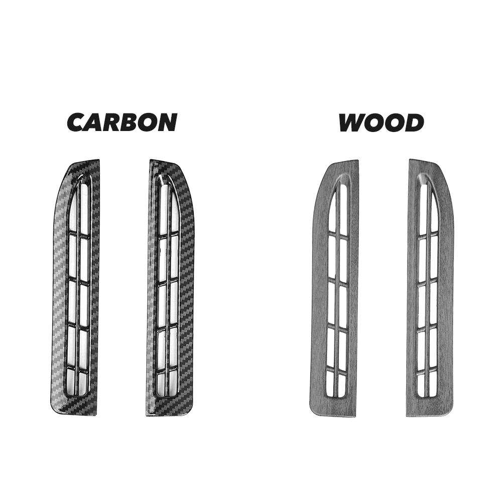 Carbon Fiber Front Upper Vent Cover Trim Car Interior Decor Accessories For Kia Telluride 2027 Car Supplies