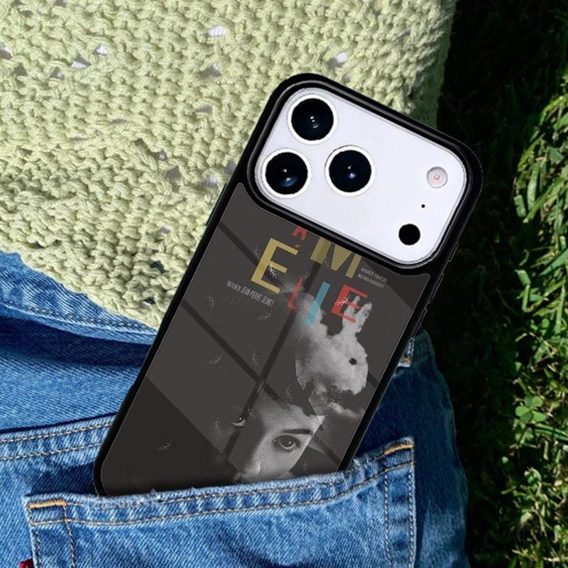 Amelie Movie Poster Phone Case Cover for IPhone 11 12 13 14 15 16e 17 Pro Max Coque for IPhone 17 Air