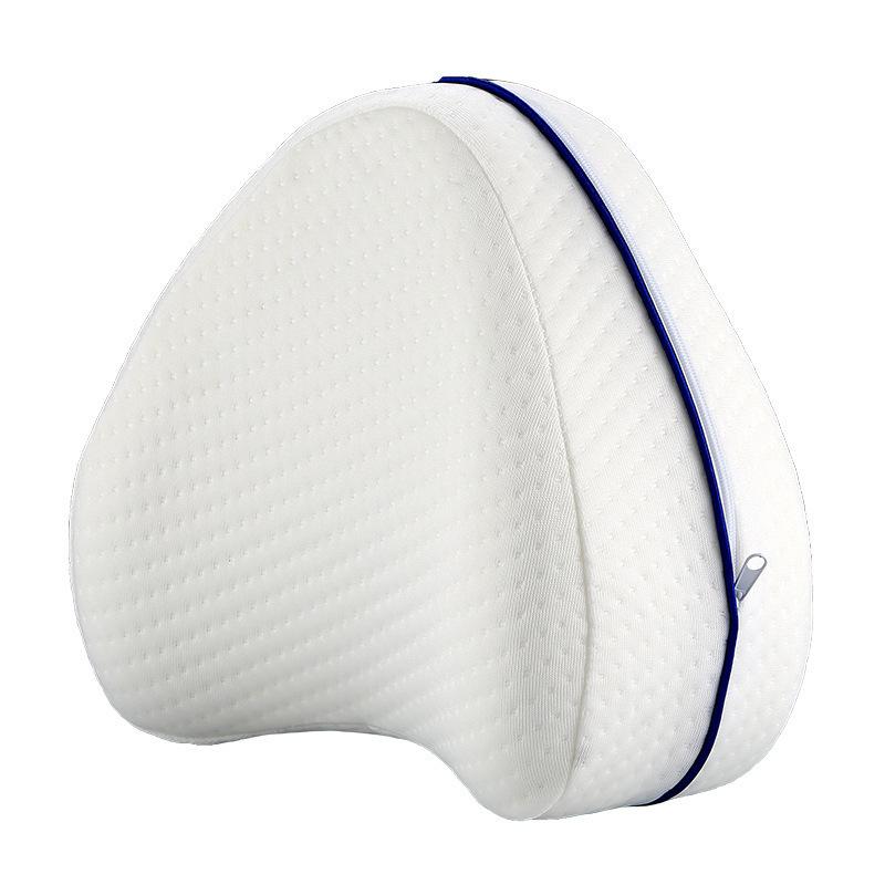 Heart Shaped Memory Foam Leg Pillow for Sleeping Side Sleepers Bed Knee Support Cushion Leg Positioner for Hip Back Pain Relief