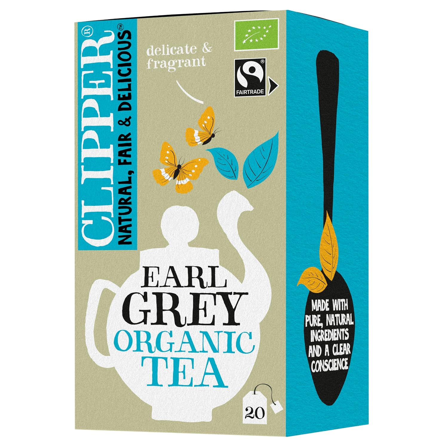 Clipper Organic Fair Trade Tea Earl Grey 20 Bags