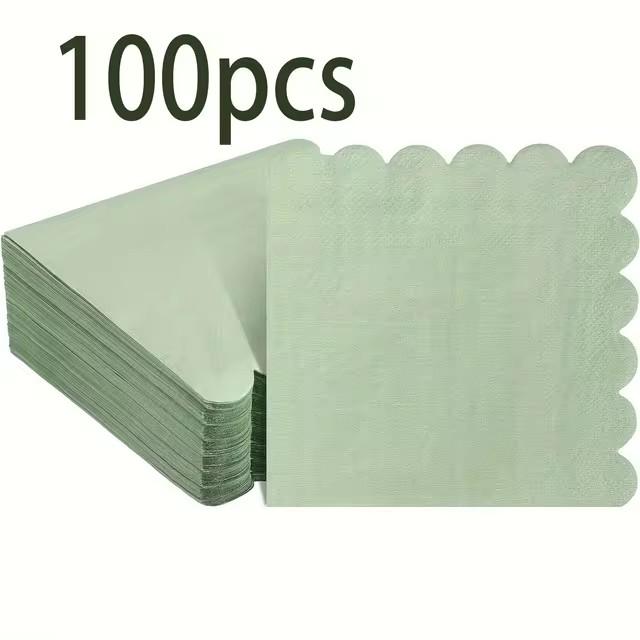 

25/50/100 шт. Коктейльные салфетки Одноразовые бумажные салфетки для напитков Коктейльные салфетки для ужина Свадьбы Детского праздника Вечеринки по случаю дня рождения