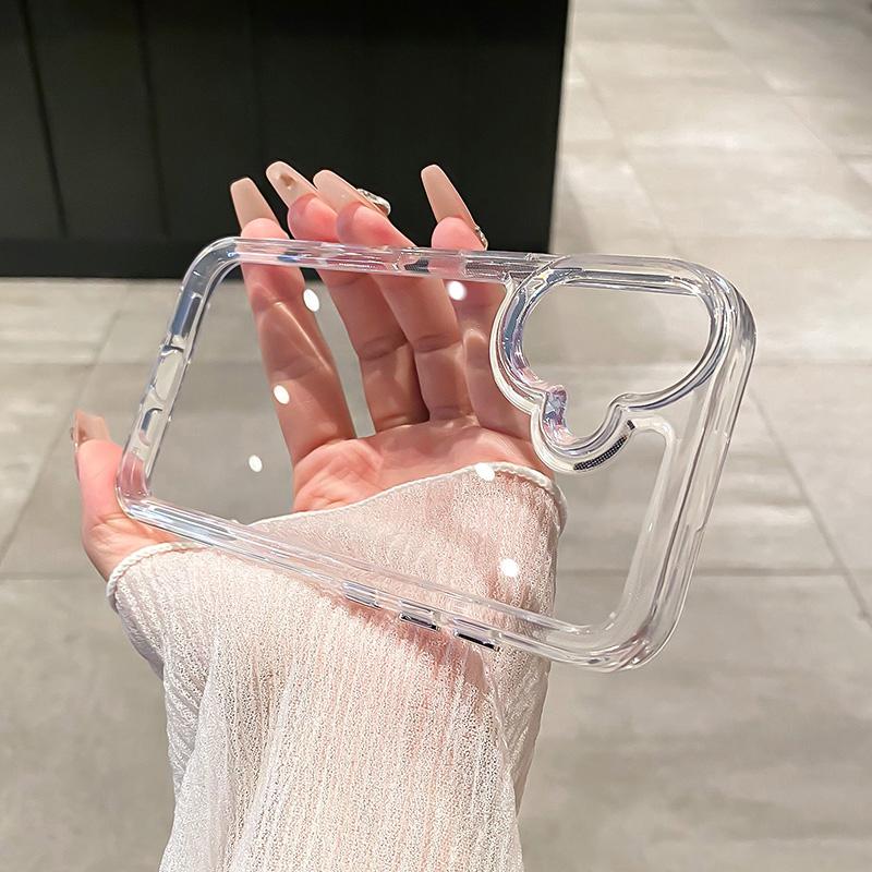 Průhledný akrylový kryt na telefon pro iPhone 17 Air 15 14 13 12 11 16 Pro Max Plus Průhledný nárazuvzdorný ochranný zadní kryt