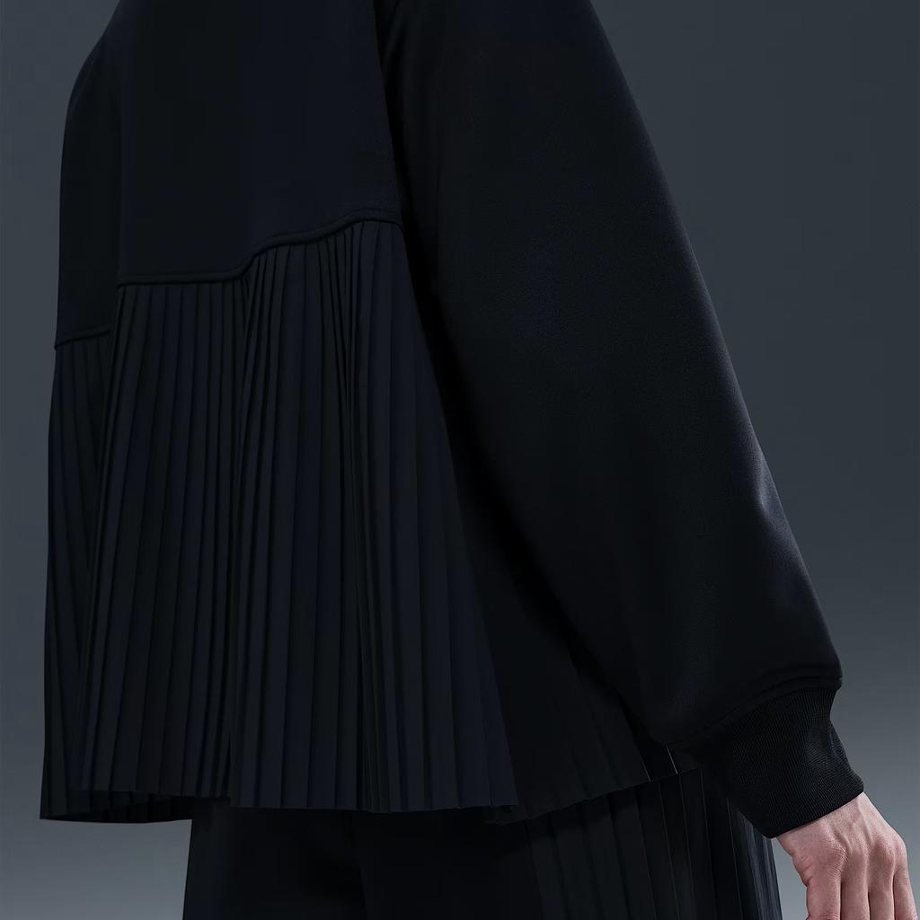 Nike Swoosh FW25 Sports Zip Collar Long Sleeve Jacket Women jackets IM7458-010