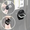 6PCS Car Door Latch Lock Protector Decoration Cover Trim for Jeep Wrangler JL Gladiator JT 2018-2026 Interior Accessories ABS