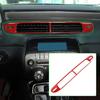 Red Center Air Vent Outlet Panel Cover Trim Frame For 2011-2015 Chevrolet Camaro