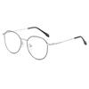 Round Anti Blue Light Glasses Women Men Classic Square Metal Eyeglasses Frames Transparent Computer Glasses Oculos Feminino