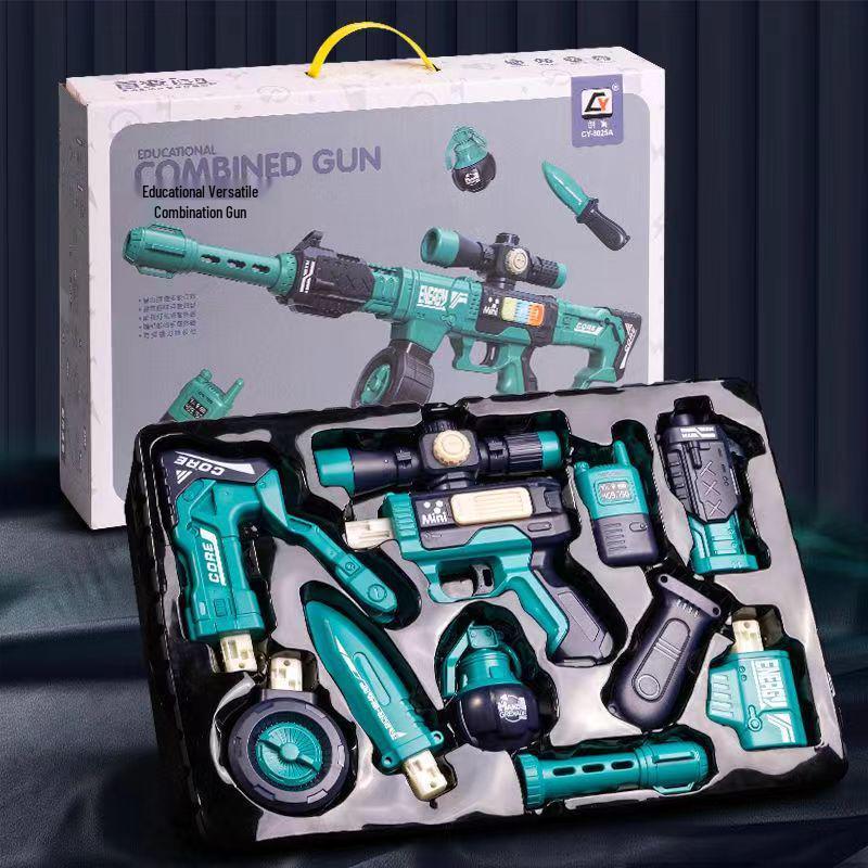 Magnetic Toy Gun with Creative Design and Electric Sound Effects, Ideal Children's Gift for June 1st Birthday.