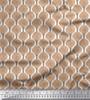 Soimoi Japan Crepe Satin Fabric Floral & Tree Print Fabric by the metre 42 Inch