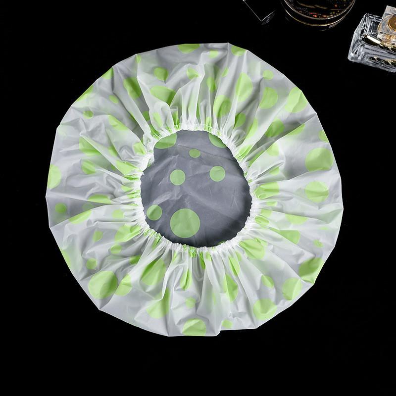 Waterproof Bathroom Shower Cap Thicken Elastic Bath Hat Hair Cap for Women Beauty Hair Salon Dot Products Bathroom Accessories