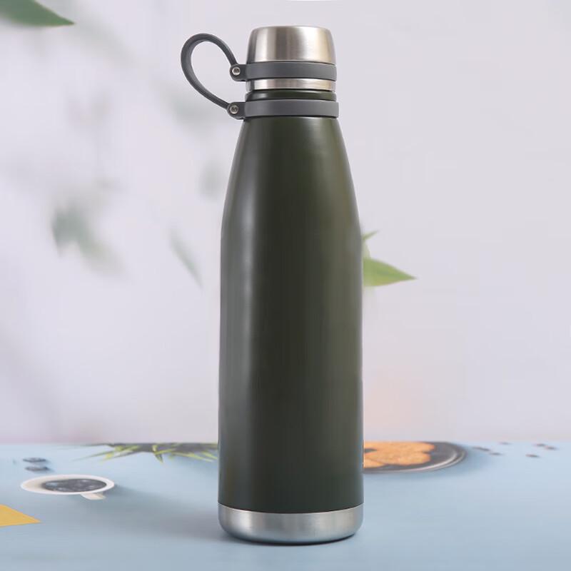 

Duoli 316 Stainless Steel Insulated Sports Water Bottle with Carrying Strap