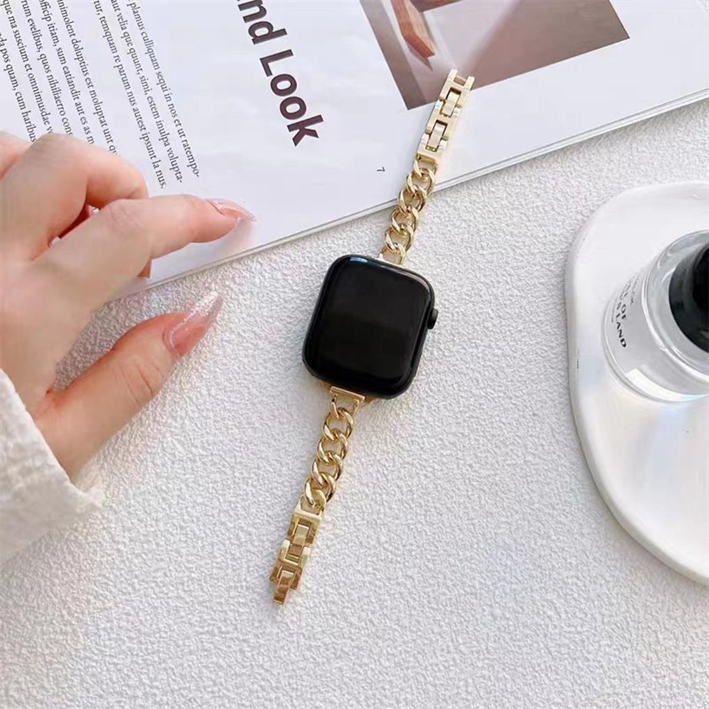 Luxury Bracelet Link For Apple Watch Band Women Series 11/8/7/6/10/9 40mm 41mm 38mm 42mm 44mm 45mm 46mm Strap