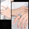 Rotating Diamond-Studded Star Gear Ring for Men and Women - Couple's Full Diamond Pinky Ring