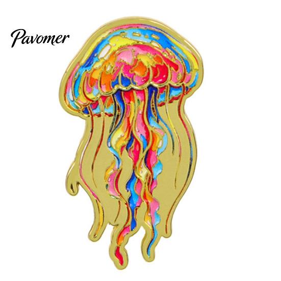 Metal Octopus Badge Cartoon Sea Animal Brooch, Dolphin Whale Seahorse Enamel Decorative Pin Pin, Hats Bags Scarves Clothes Accessory Ocean Brooch