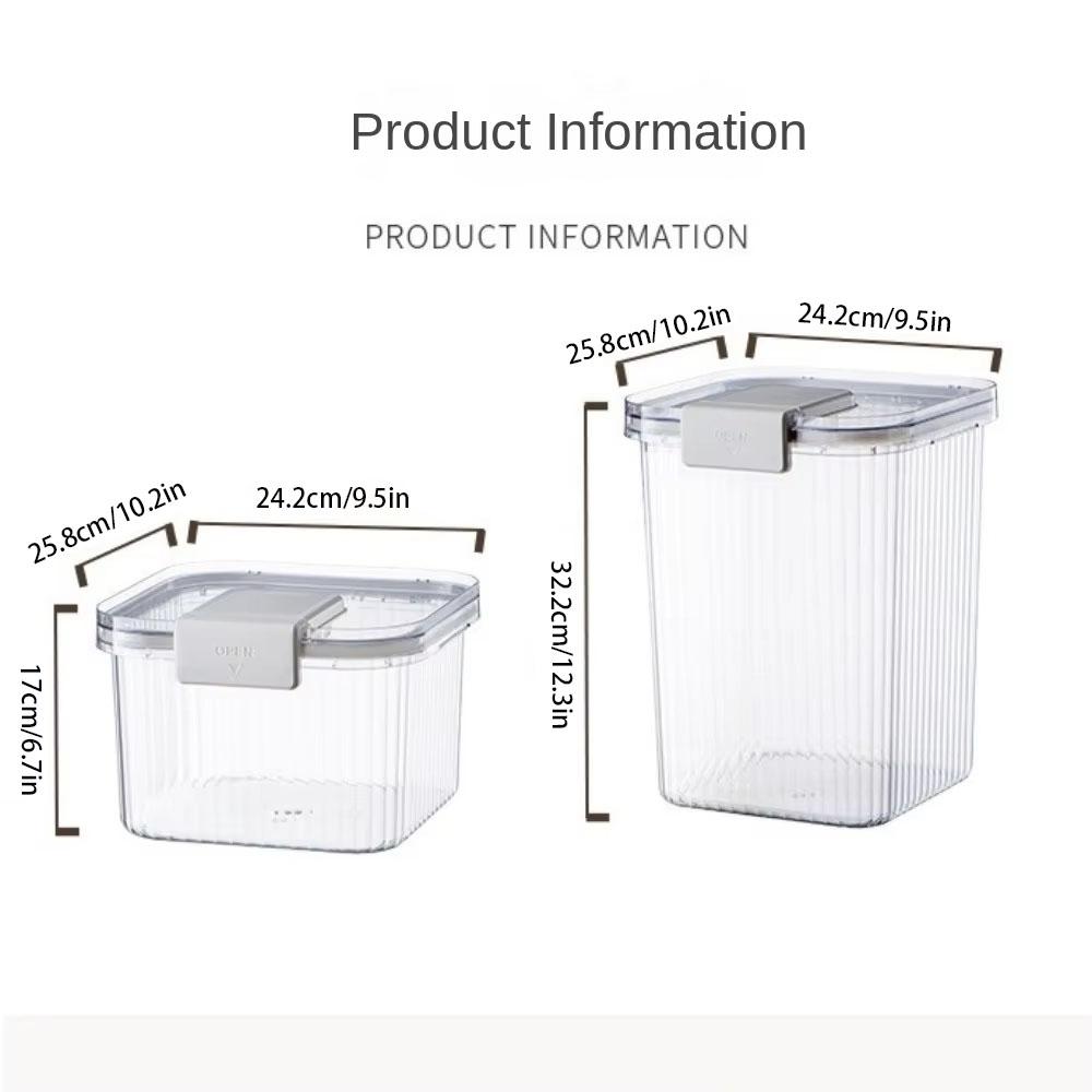 Sealed Rice Container - Household Use, Large Capacity Moisture-Proof, Kitchen Grain Jar, Insect-Proof Rice and Flour Storage Jar