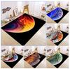 Comfortable Carpet Anti Slip Hand Washed Elegant Sun and Moon Pattern Area Carpet Modern Living Room and Bedroom Decoration