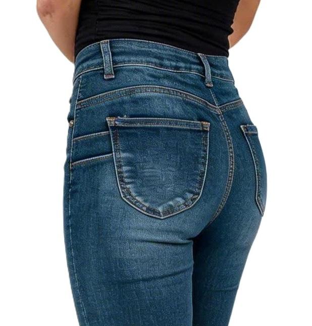 .Sara - Damen Skinny Jeans Push-Up High Waist - Ms32057-2 40 Hosen
