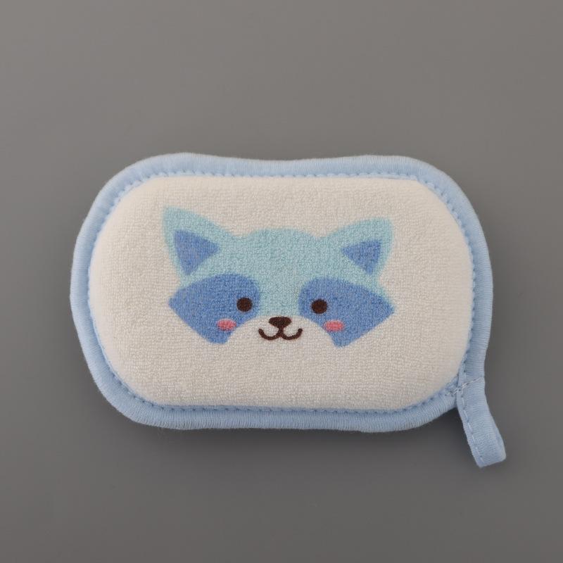 Cute Cartoon Baby Brushes Super Soft Sponge Brushes for Kids Children Newborns Baby Cleaning Towel Brush Bath Shower Products