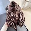 Leopard Print Scarf Thick Warm Fashion Double-sided Shawl Autumn Winter Scarves Bandana Wrap Neck Scarf Women Luxury Cachecol