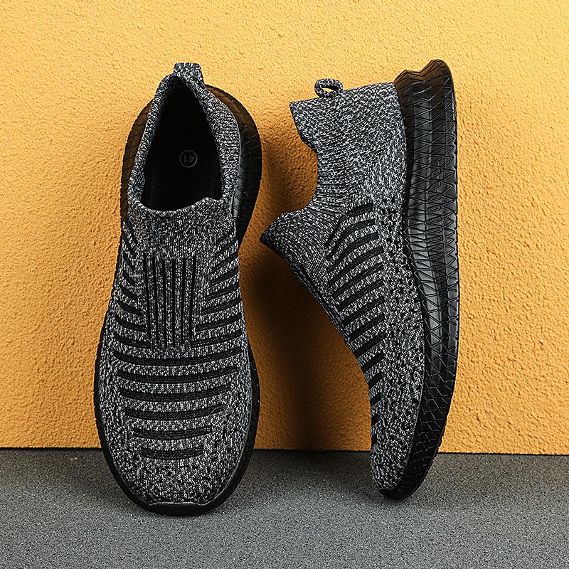 Shoes Men Loafers Light Walking Breathable Summer Comfortable Casual Sock Shoes Men Sneakers
