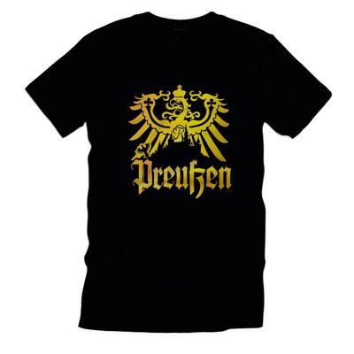 Deutschland Preußisches Schloss Hohenzollern Preußen Heimat T-Shirt. Premium Baumwolle Kurzarm O-Ausschnitt Herren T-Shirt Neu S-3XL