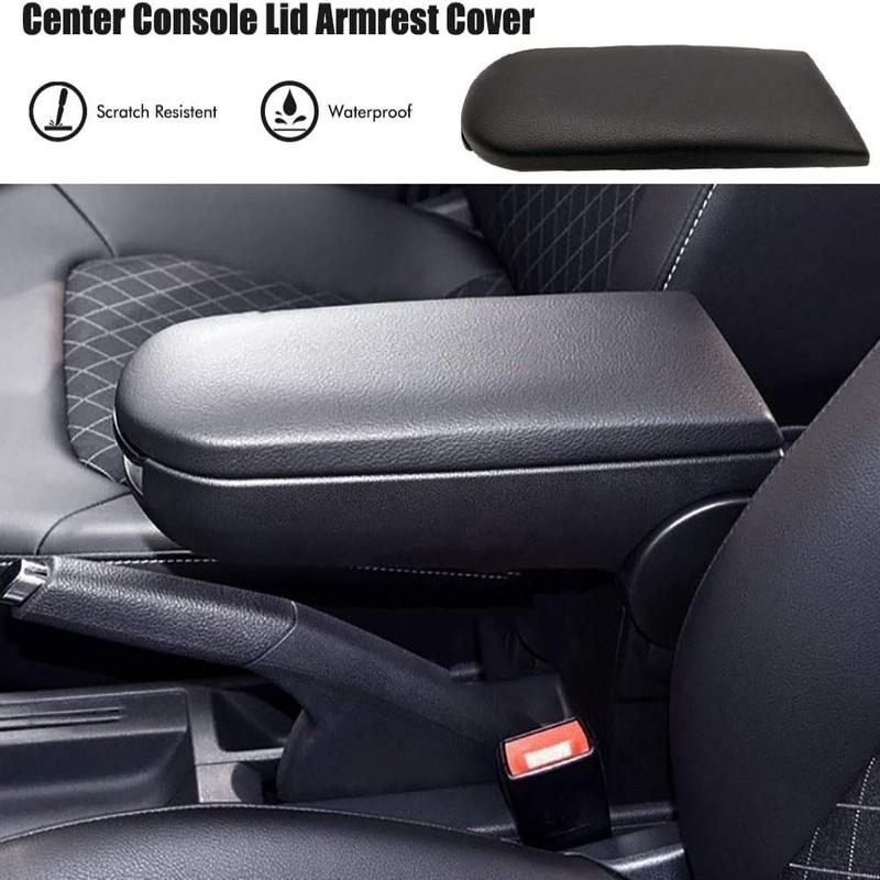 1Pcs Car Center Console Lid Armrest Center Console Covers Cap Panel with Latch Lip Replacement fit for VW Jetta Golf MK4 Beetle
