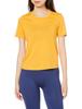 Adidas Train Essentials Cotton Crop Short Sleeve Yellow Size 3-Stripes T-Shirt, NEN25, Women's, Pre-Loved (IM5029), J/M
