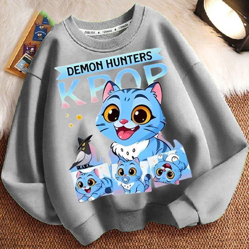 Children's Fashion Sweatshirts for Spring and Autumn, Long-sleeved Casual Sweatshirts for Boys and Girls