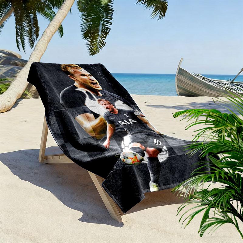Harry Kane Hero Beach Towel, Large Soft Quick Dry Towel for Beach Camping Swimming