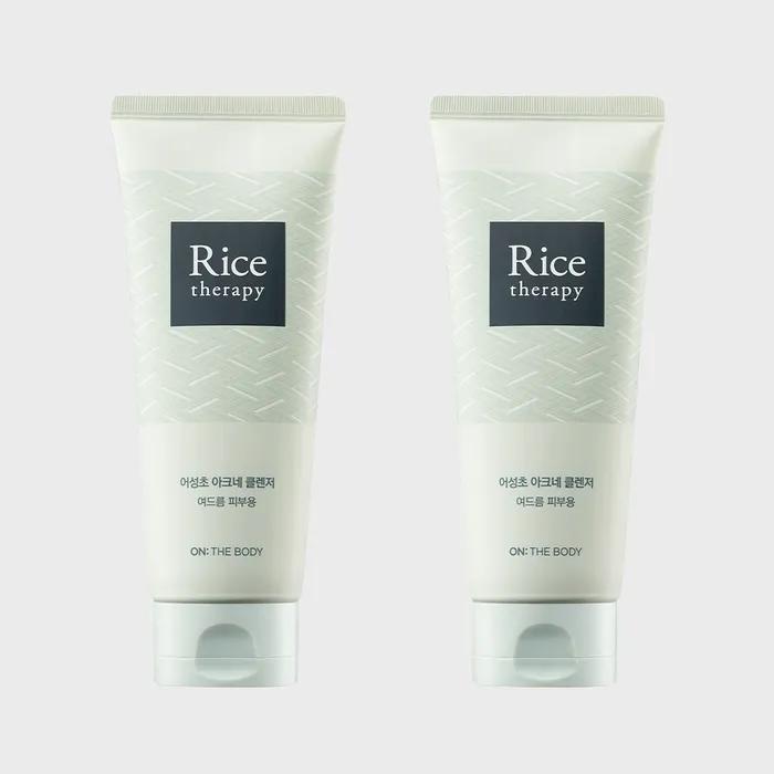 On the Body_On the Body Rice Therapy Houttuynia Cordata Acne Foam Cleansing 150g x 2