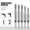 652F 7Pcs Woodworking Drill Bits Reaming Bits Hole Opener Hardware Tool Door Window