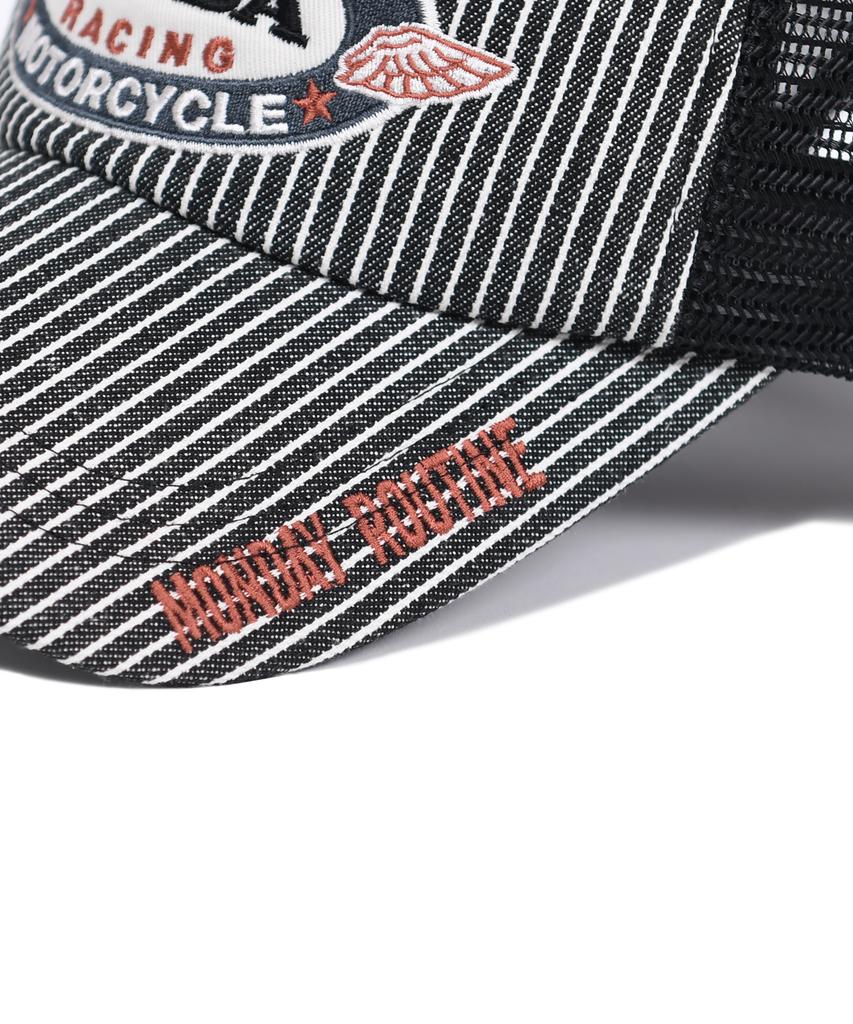 PHYPS MOTORCYCLE Honda Stripe Mesh Cap_Black