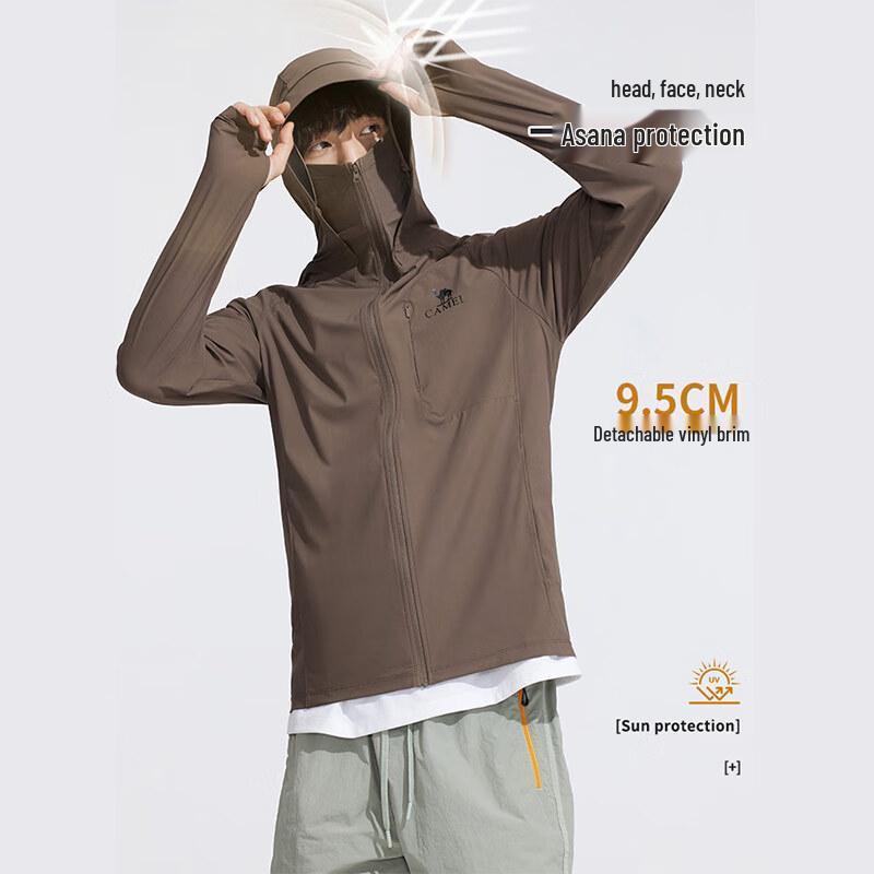 Camel Men s UPF50+ Cooling Quick-Dry Sun Protection Jacket XXL