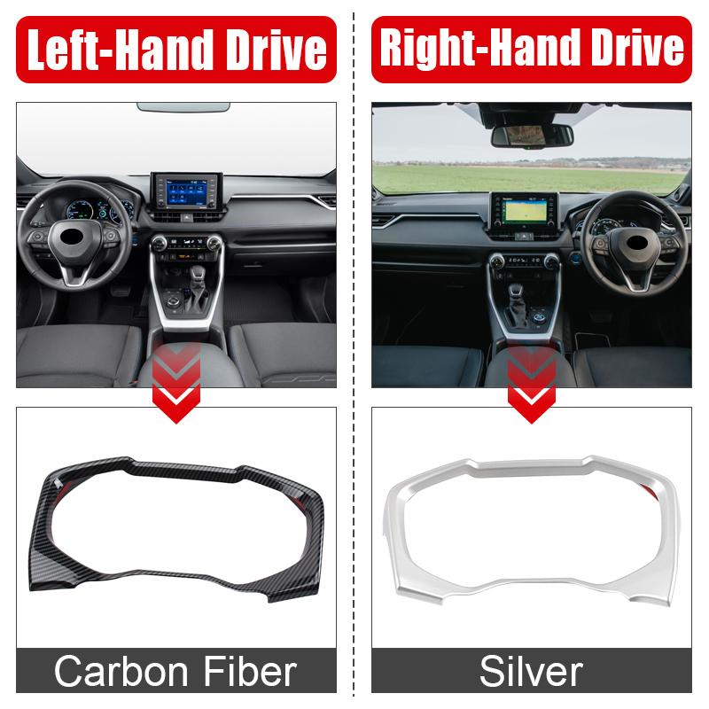 For Toyota RAV4 XA50 -   2024 Hybrid ABS Car Dashboard Dash Board Frame Cover Trims Interior Decoration Sticker