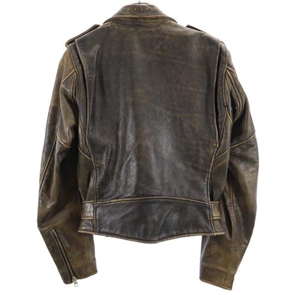 RRL leather jacket Black series Talon Zip Men's Used
