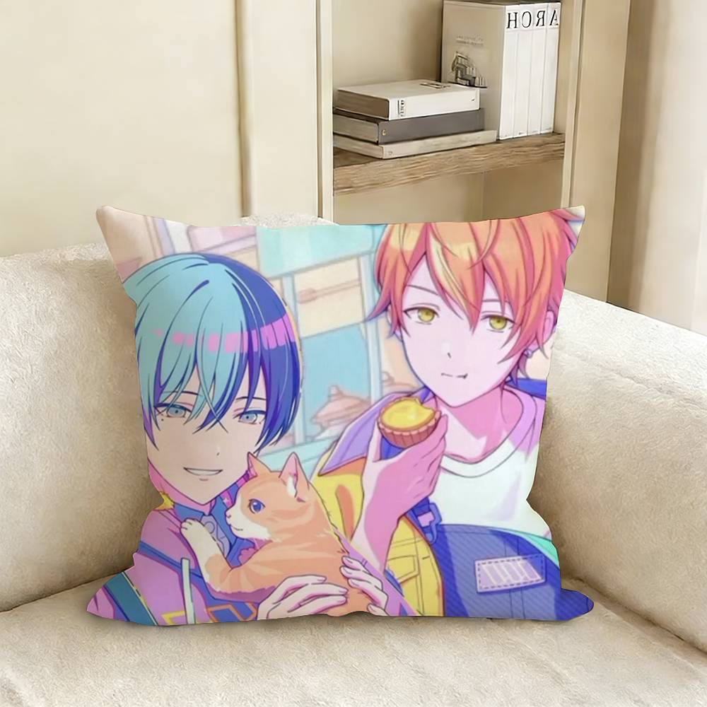 A-Akitoya Akito T-Toya Pillow Case Living Room Sofa Cushion Cover Suitable For Home Bedroom Room Decoration