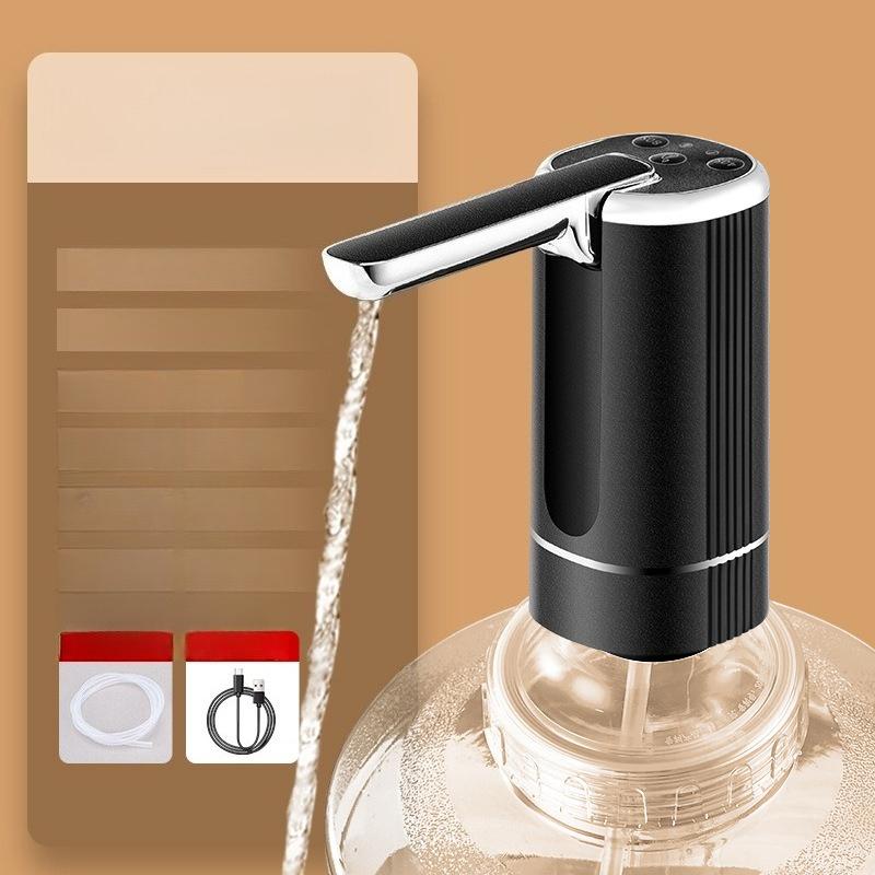 Portable White Automatic Water Dispenser Foldable Pump Water Dispenser Pump Household Electric Water Dispenser Button Control