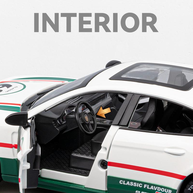 Spray 1/24 Porsche Panamera Track Edition Super Sport Car Alloy Metal Diecast Model Car with Light Pull Back Holiday Gift Friend