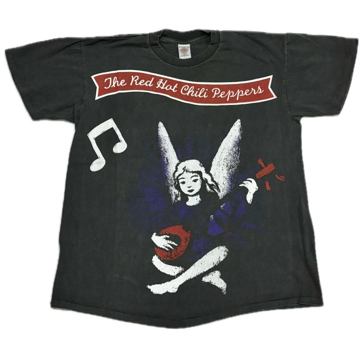 Винтажная футболка Red Hot Chili Peppers 1996 года, эра One Hot Minute, размер XL, тур 90-х, РЕПРИНТ XL