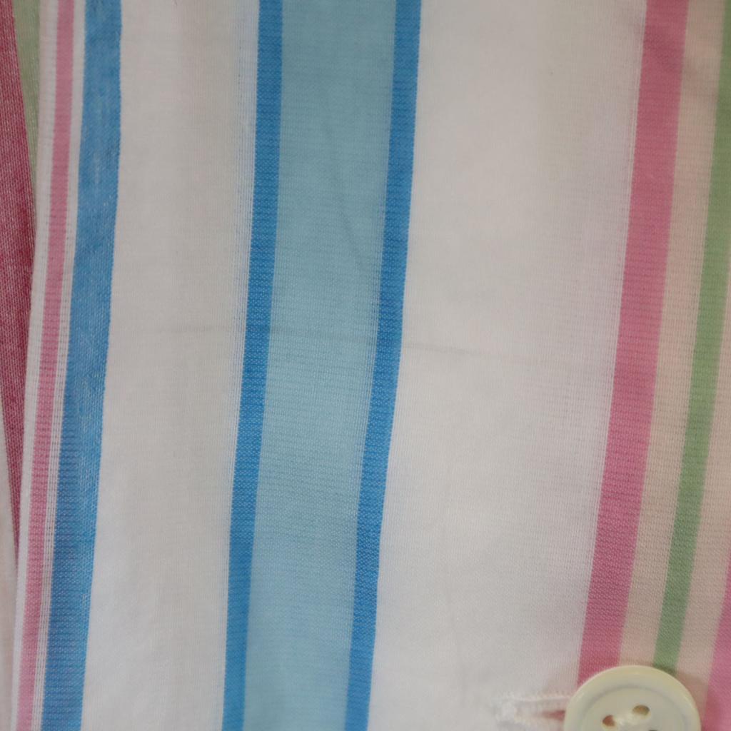 Jane Marple Dans Le Salon made in Japan Streifen Kurzarm Hemdkleid M Damen Gebraucht