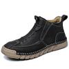 Retro Style Outdoor Men's High Top Shoes Leisure Walk Leather Ankle Boots Hot Sale Motorcycle Boots Non-Slip Botas Basic Boots