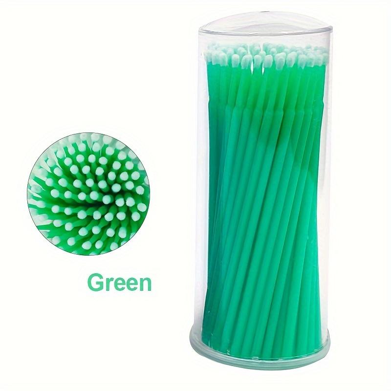 100Pcs/set Microbrush Applicators And Microfiber Wands | Designed for Eyelash Extensions, Nail Art, And Makeup Application