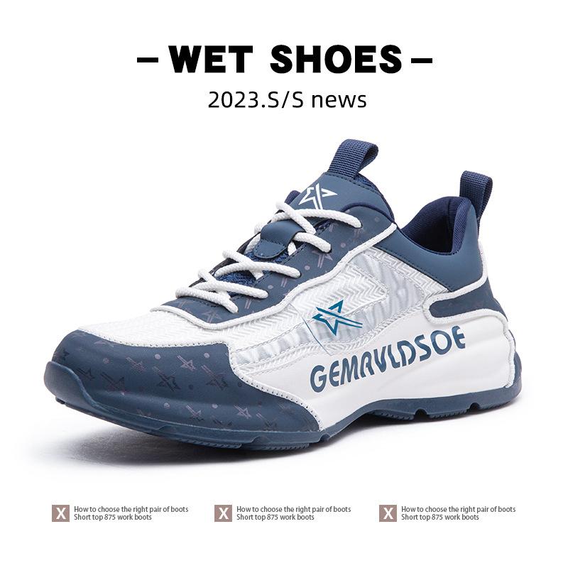 Extra large size men's shoes high-end all-inclusive sneakers spring and autumn new mesh casual shoes thick sole heightening dad shoes