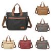 Canvas Tote Bag With Multiple Pockets For Daily Casual Use Womens Large Capacity