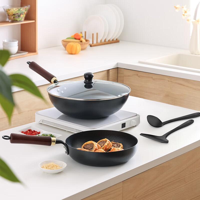 Corning VISIONS Zero Coating 4-Piece Chinese Cookware Set