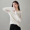 SOFSIL Damen Langarm U-Ausschnitt T-Shirt